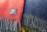 Wolldecke aus Gotlandwolle Premium nachtblau