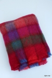 Mohairwolldecke aus Irland Hanly pink lila grn